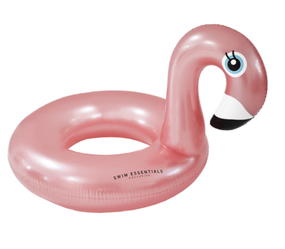 Swimming ring 95 cm Flamingo Rose gold